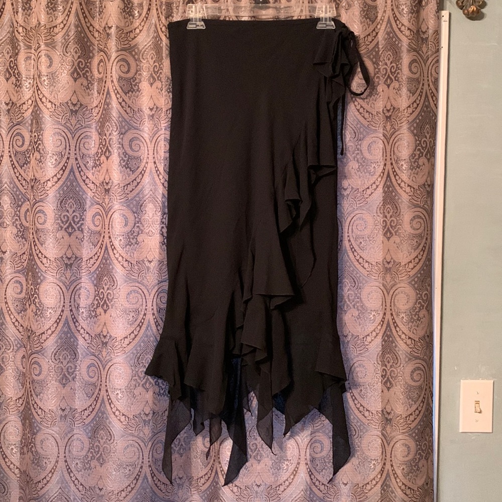 Silk wrap skirt by The Limited